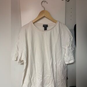 Forever 21 White Short Sleeve Tee